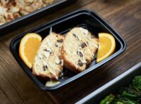 Chocolate Chip Loaf Cake with Orange Zest Icing
